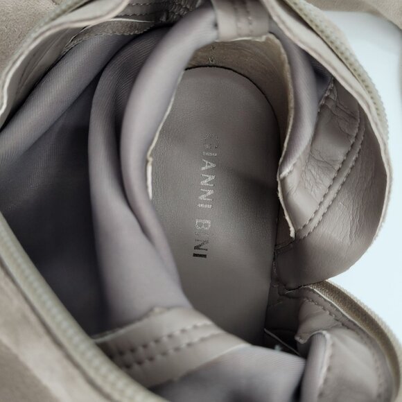 Women's Over the Knee Boots Light Tan Suede Microfiber Gianni Bini Size 6.5 M - Picture 2 of 12